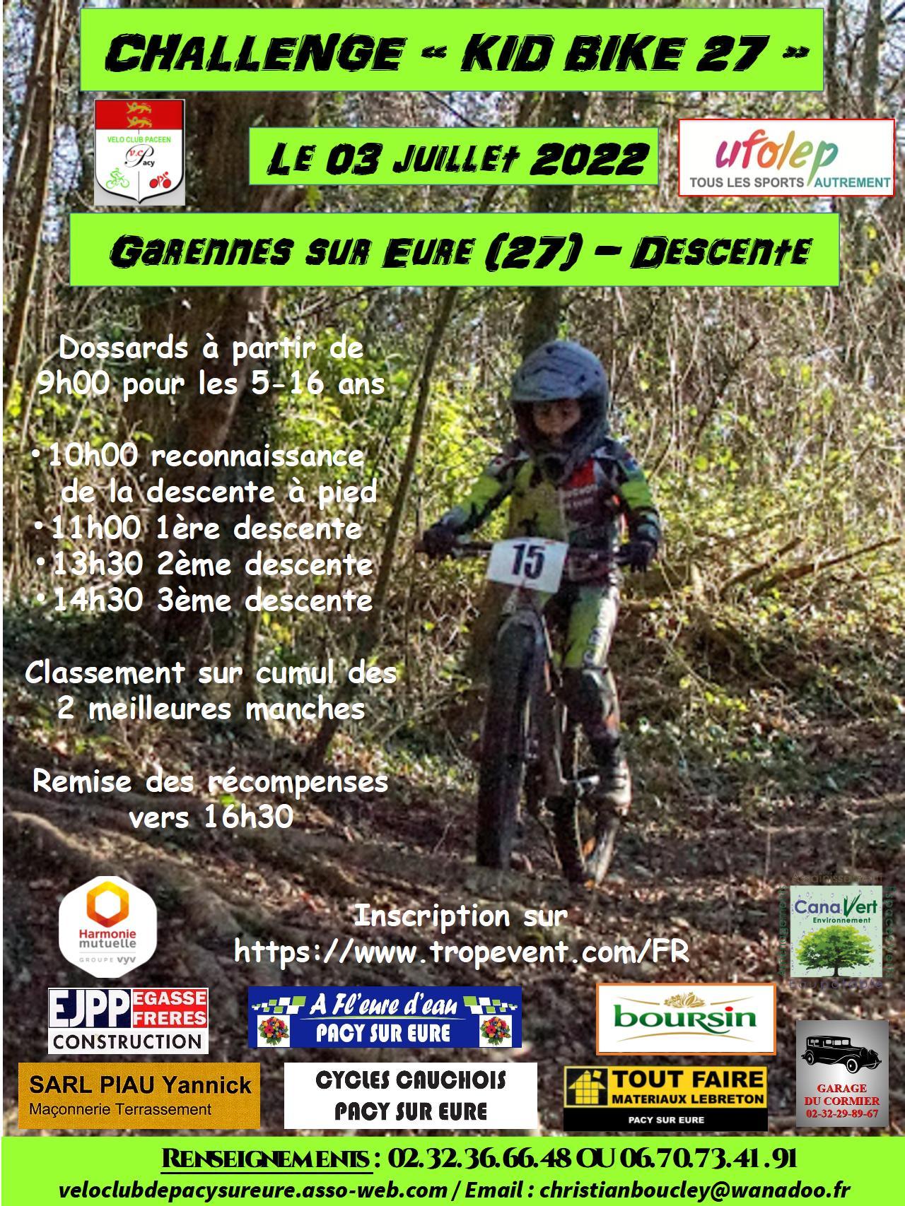 Affiche challenge kid bike 27 2022 garennes1